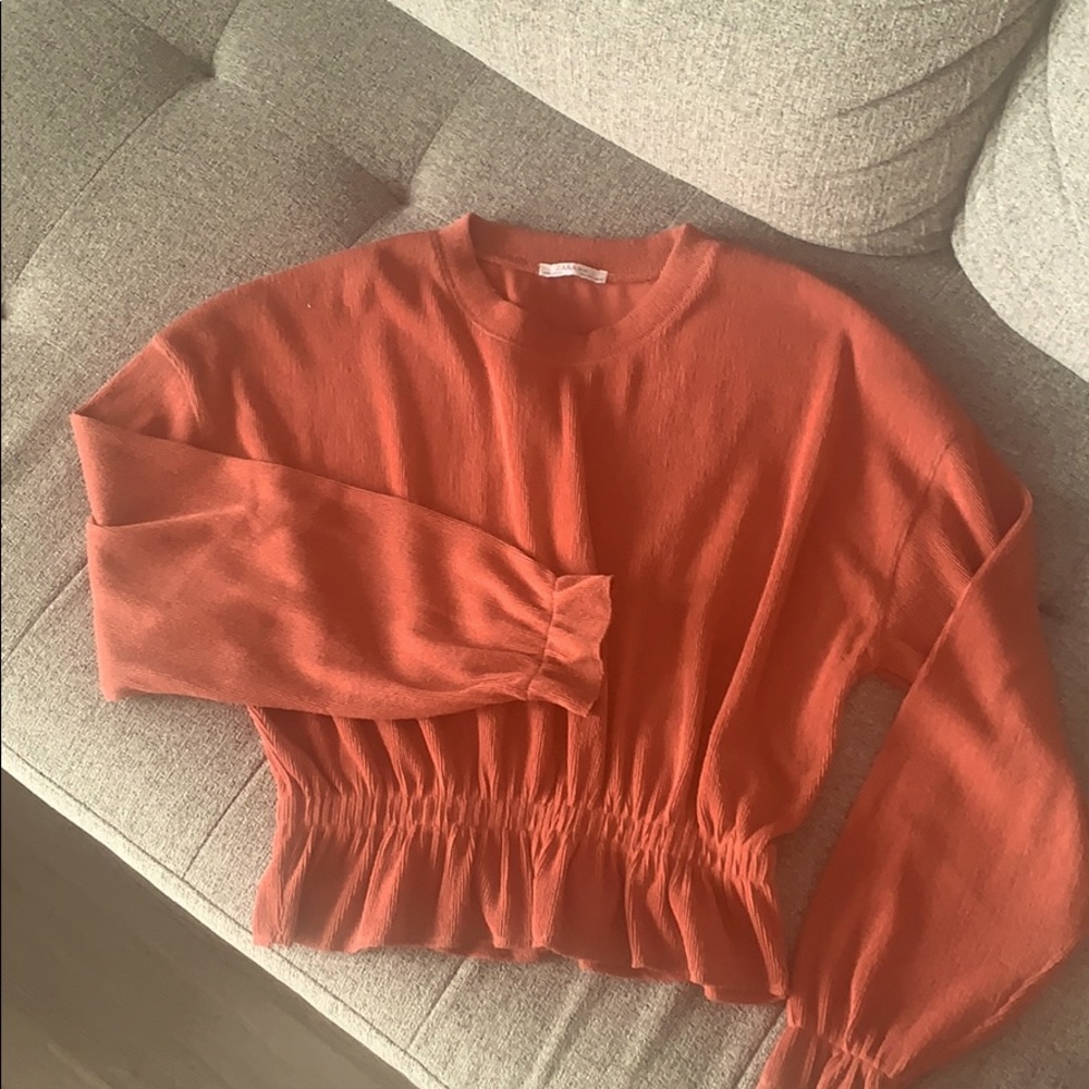 Zara ruffle top